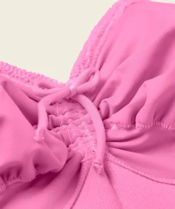 Hunza G Bikini Sets-Post Mastectomy Bikini - Metallic Forest Green