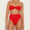 Hunza G Bikini Sets|High-Waisted-Ruby Bikini - Red