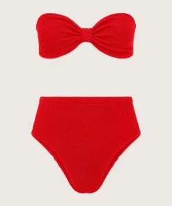 Hunza G Bikini Sets|High-Waisted-Ruby Bikini - Red