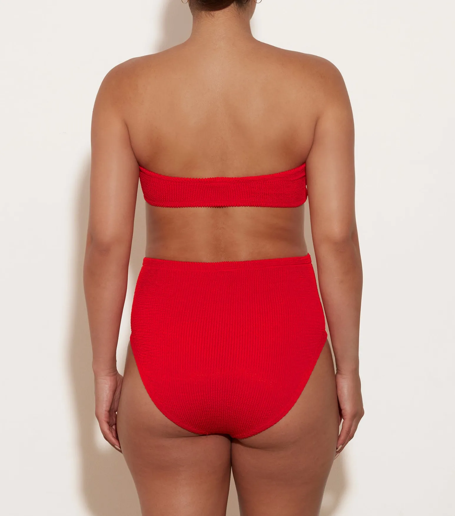 Hunza G Bikini Sets|High-Waisted-Ruby Bikini - Red