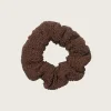 Hunza G Scrunchies-Scrunchie - Metallic Chocolate