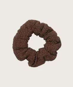 Hunza G Scrunchies-Scrunchie - Metallic Chocolate