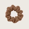 Hunza G Scrunchies-Scrunchie - Metallic Cocoa