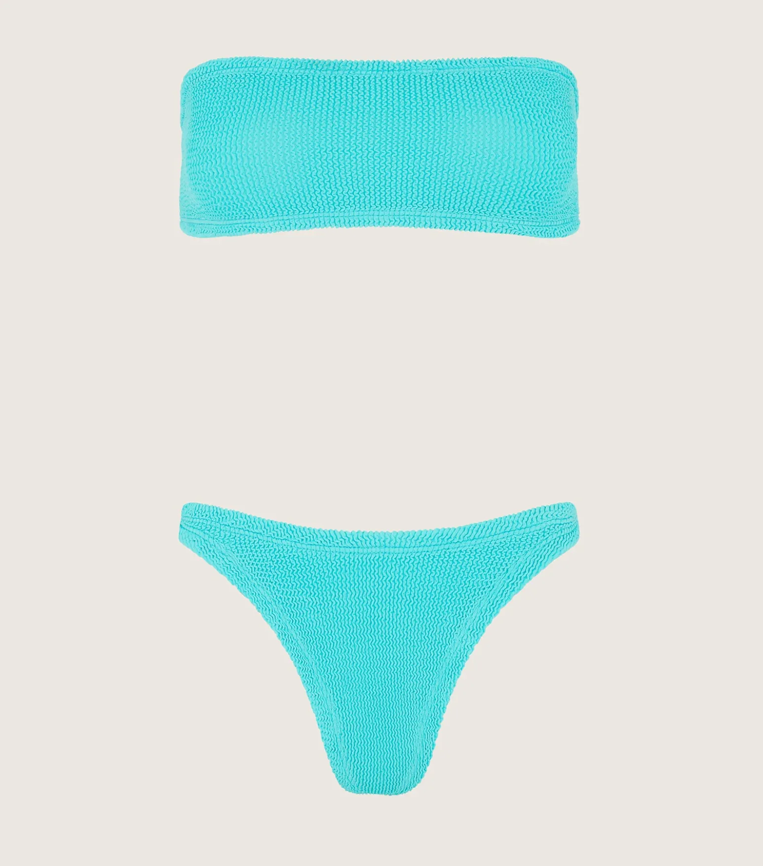 Hunza G Bikini Sets|Bandeau-Shay Bikini - Aqua