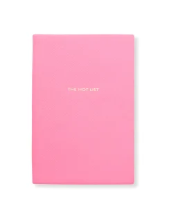 Hunza G Notebooks-Smythson X Chelsea Notebook - Bubblegum