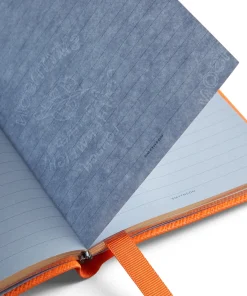 Hunza G Notebooks-Smythson X Chelsea Notebook - Orange