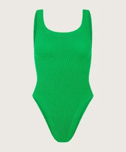 Hunza G Square Neck-Square Neck Swim - Emerald