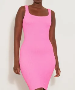 Hunza G Dresses-Tank Dress - Bubblegum