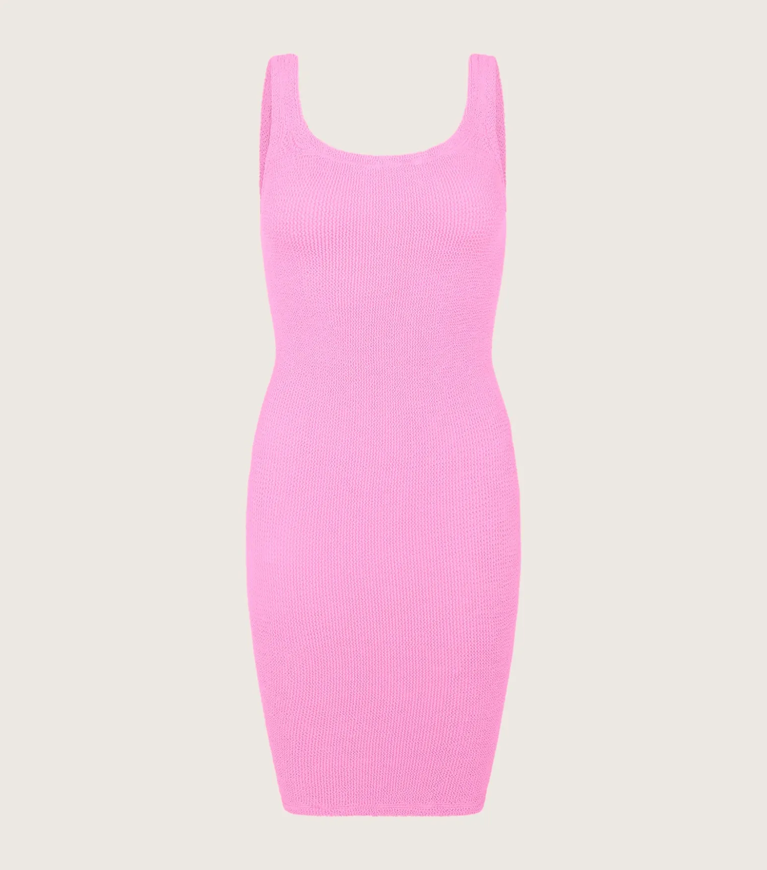 Hunza G Dresses-Tank Dress - Bubblegum