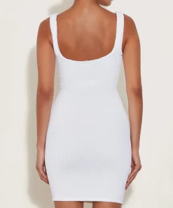 Hunza G Dresses-Tank Dress - White