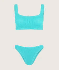 Hunza G Bikini Sets|Bralette-Xandra Bikini - Aqua