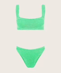 Hunza G Bikini Sets|Bralette-Xandra Bikini - Lime