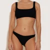 Hunza G Bikini Sets|Bralette-Xandra Nile Bikini - Black