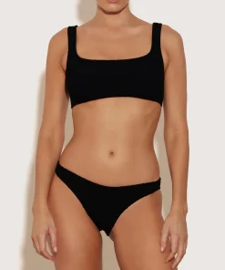 Hunza G Bikini Sets|Bralette-Xandra Nile Bikini - Black